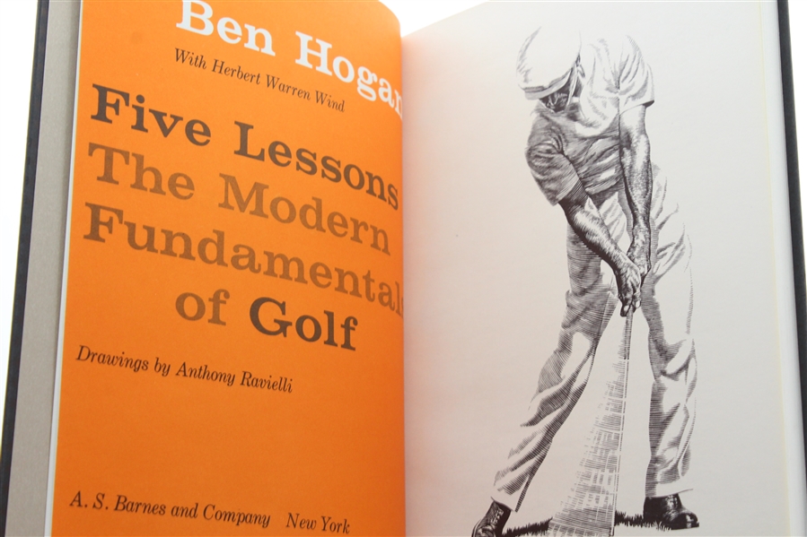 Ben Hogan's Five Lesson Deluxe 1st Edition Book in Slip Case
