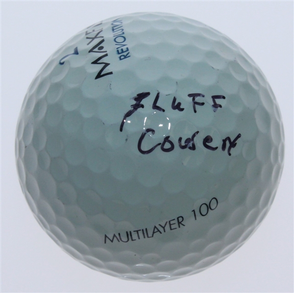 Fluff Signed Maxfli 'Rom' Golf Ball JSA ALOA