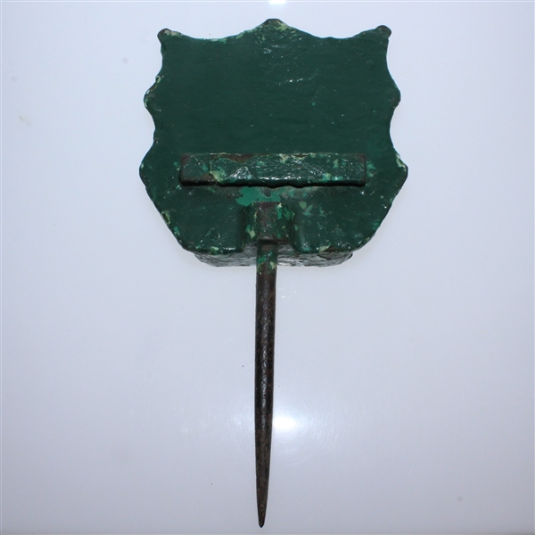 Vintage Green Hole 5 Tee Marker with Sand/Tee Holder Box - Roth Collection