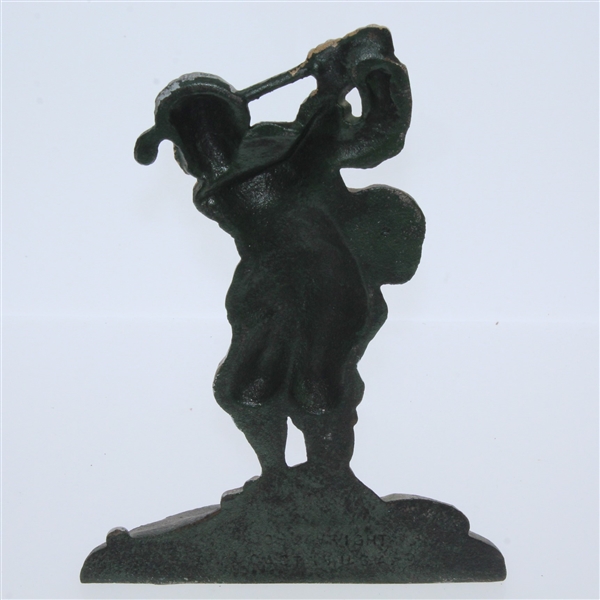 Vintage Solo Golfer Back Swing Iron Bookend - Roth Collection
