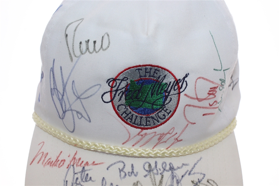 Multi Signed 1993 Fred Meyer Challenge Hat and Ticket - Palmer, Mickelson, Watson, and More JSA ALOA