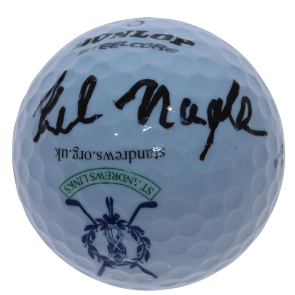 Kel Nagle Signed The Old Course at St. Andrews Logo Golf Ball JSA ALOA