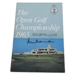 Peter Thomson Signed 1965 Open Championship at Royal Birkdale Program JSA ALOA