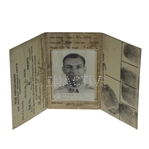Ben Hogans War Department Officers ID Card - Full Name Signature, Photo, & Fingerprints JSA ALOA