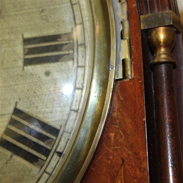 Winterhalder & Hofmeier Golf Themed Bracket Clock w/Triple Wind & Westminster Chime - Rare