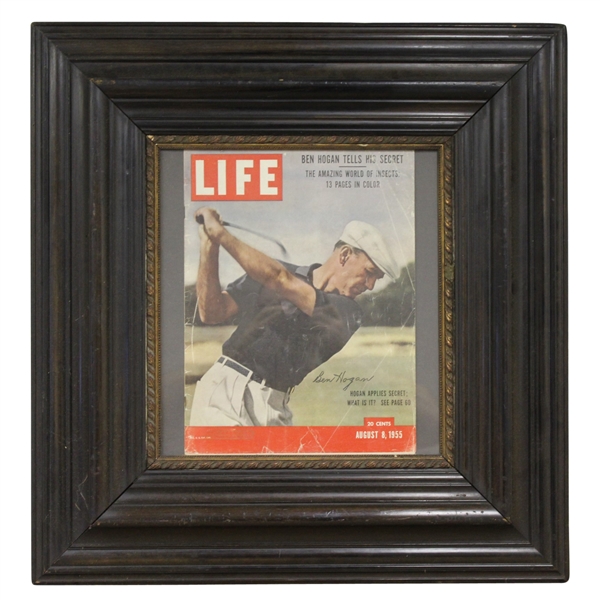 Ben Hogan Signed 1955 Life Magazine Cover JSA ALOA - Framed - Roth Collection