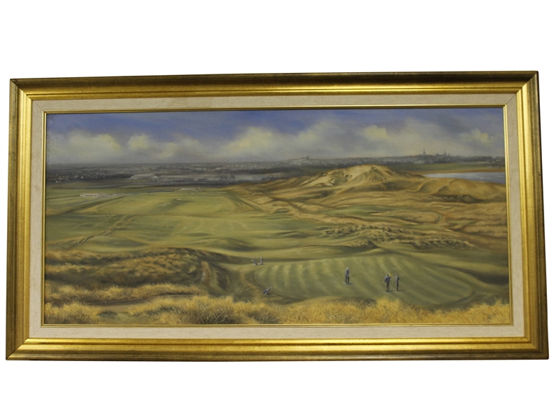 Golf Scene by Charlie Roy - Framed
