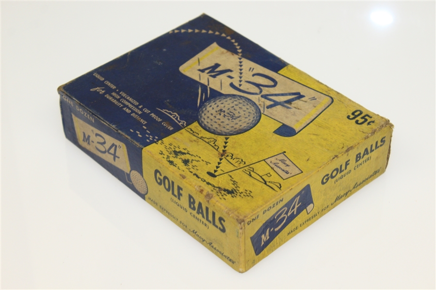 M-34 Liquid Center Golf Balls - One Sleeve, Two Balls, and Original Box - Roth Collection