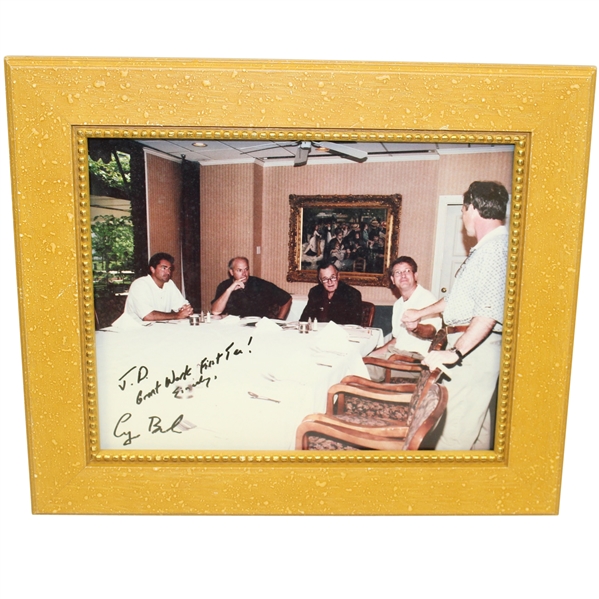 George H. W. Bush Signed Photo with Inscription - Framed JSA ALOA