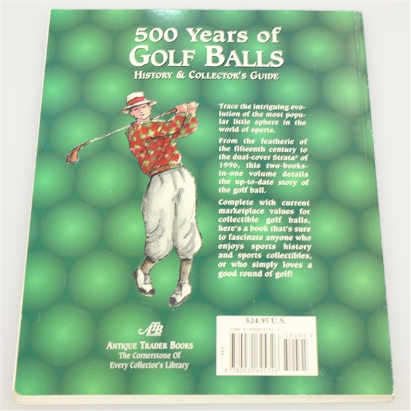 '500 Years of Golf Balls' History & Collector's Guide w/Foreword by Arnold Palmer