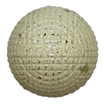 Musselburgh Gutty Golf Ball with Original Tissue Still Attached - Unhit Excellent Condition
