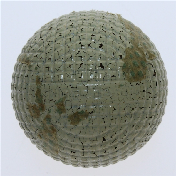 Musselburgh Gutty Golf Ball with Original Tissue Still Attached - Unhit Excellent Condition