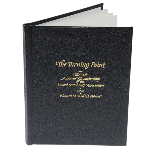 Arnold Palmer Signed 'The Turning Point' Book - 50yr Anniversary of 1954 US Am. Win JSA ALOA