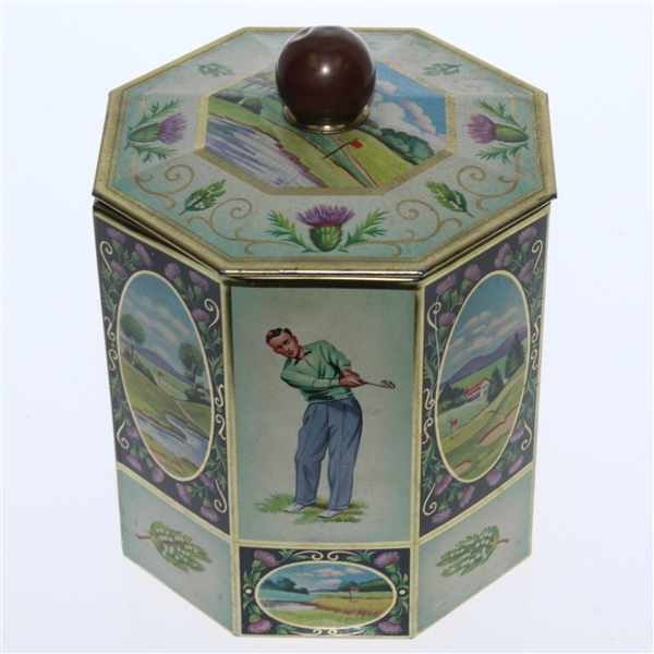 MacGregor 'The Greatest Name in Golf' Golf Company Tin with Removable Lid