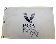 Tiger Woods Signed 2000 PGA Championship at Valhalla Flag - Tiger Slam (3/4) JSA ALOA