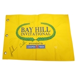 Tiger Woods & Arnold Palmer Signed 2000 Bay Hill Inv. Pinny Flag - Rare JSA ALOA