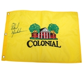 Phil Mickelson Signed (2000) Colonial Embroidered Flag JSA ALOA