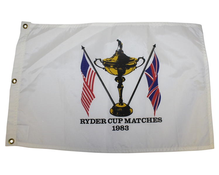 1983 Ryder Cup Matches Seldom Seen Screen Flag - Fore-Par Mfg.