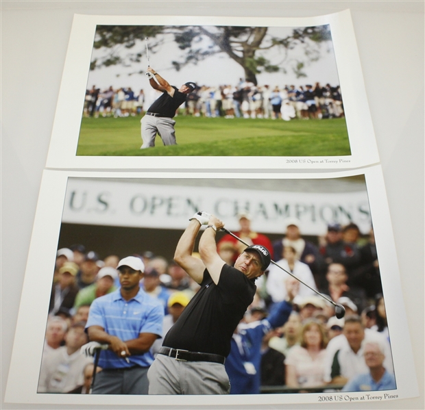 Assorted 2008 US Open at Torrey Pines Items - Annual, Spectator Guide, Pairing Sheets and More
