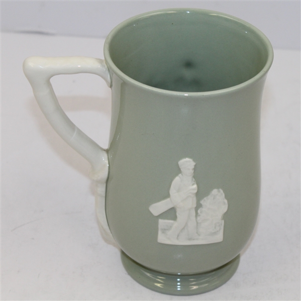 Copeland Spode Pitcher - Golfer and Caddy - R. Wayne Perkins Collection