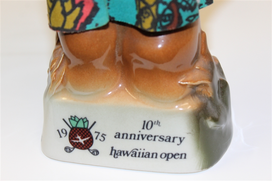 1975 10th Anniversary Hawaiian Open Commemorative Jim Beam Decanter