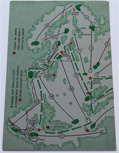 1955 Masters Spectator Guide - Cary Middlecoff Win