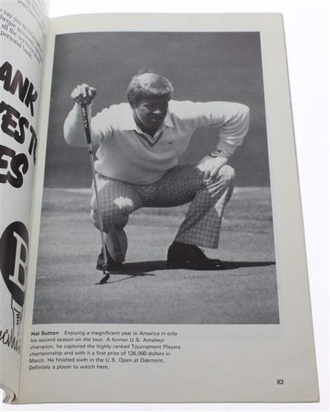 Tom Watson Signed 1983 Open Championship at Royal Birkdale Program JSA ALOA