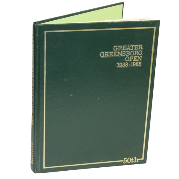 Greater Greensboro Open 50th Anniversary Book - 1938-1988 - Roth Collection