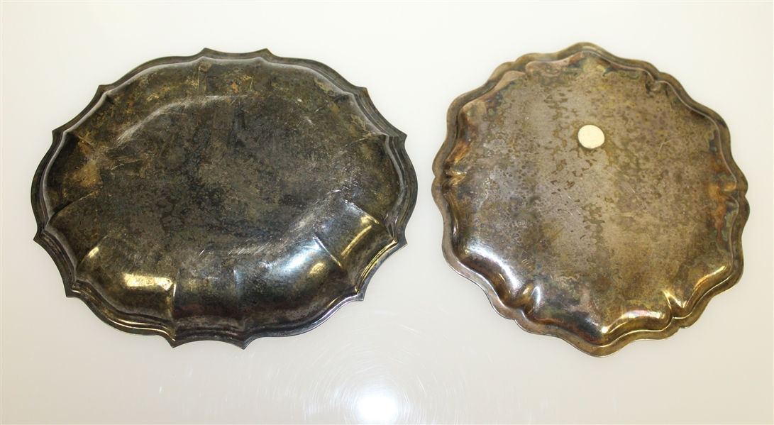 Two Silver Trophy Plates - Azalea 1972 and 1994 SHCC