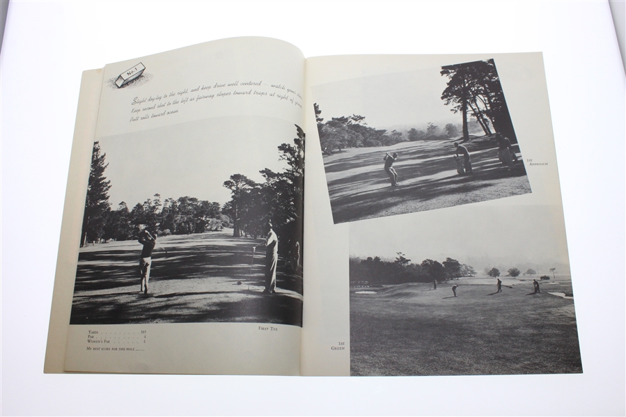 A Stroke by Stroke Photographic Study of Pebble Beach Golf Links Booklet