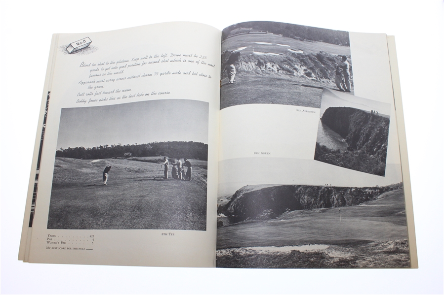 A Stroke by Stroke Photographic Study of Pebble Beach Golf Links Booklet