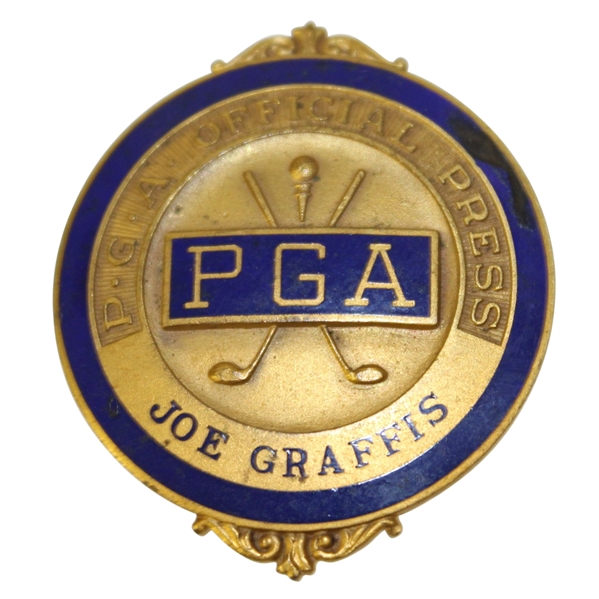 P.G.A. Official Press Badge - Joe Graffis