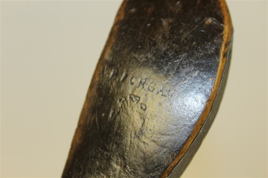 Robert Forgan Semi Long Nose Putter - With Crown Stamp on Head and Shaft Stamp