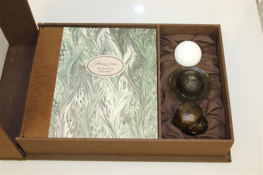 'Precious Gum - The Story of the Gutta Ball' Boxed Ltd. Ed. Book with Ball Making Presentation Items