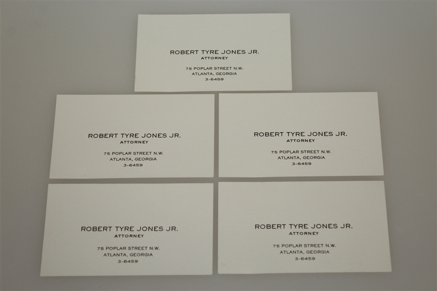 Bobby Jones Cachet, Flicker Book, & Five Business Cards