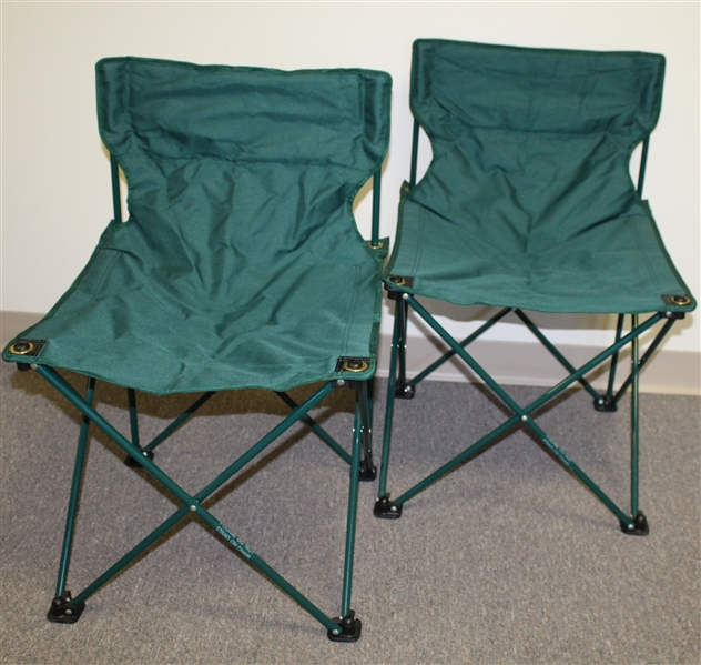 Two 2002 Masters Tournament Folding Chairs 