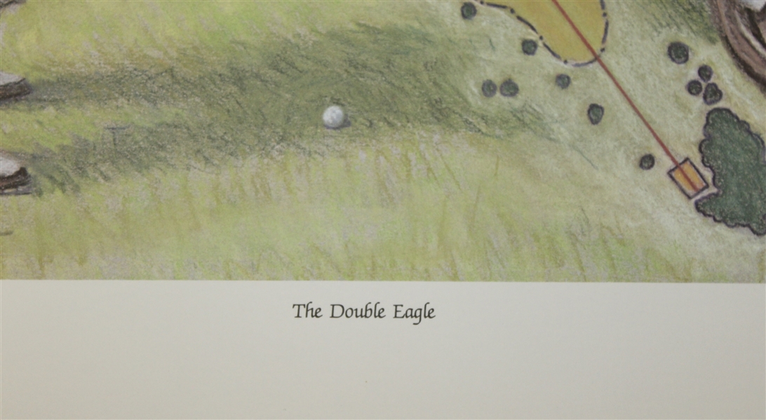 Gene Sarazen Signed Ltd Ed 618/1000 David Meo 'Double Eagle' Print JSA ALOA