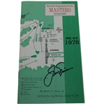 Jack Nicklaus Signed 1975 Masters Spectator Guide - Jacks Fifth Masters Win JSA ALOA