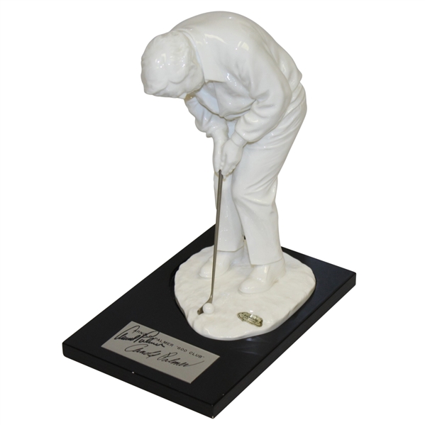 Arnold Palmer Signed Ltd Ed Noritake China Putting Statue Display JSA ALOA