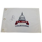 Rory McIlroy Signed 2011 US Open at Congressional Embroidered White Flag JSA ALOA