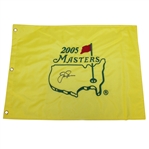 Jack Nicklaus Signed 2005 Masters Embroidered Flag - Final Masters JSA ALOA