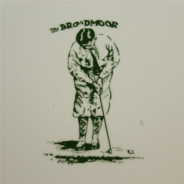 Bobby Jones Depicted on 'The Broadmoor' Ceramic 12 Plate