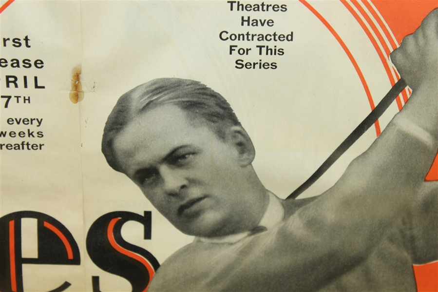 Bobby Jones 'How I Play Golf' Today's the Day Release Promo Ad - Framed