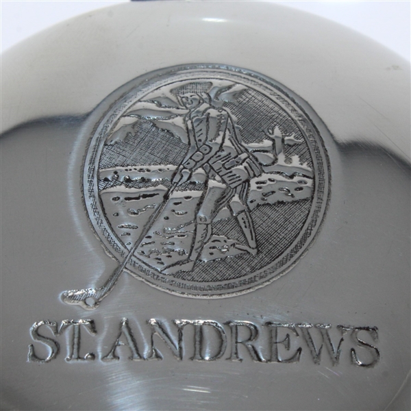 St. Andrews Scotland Pewter Hip Flask 