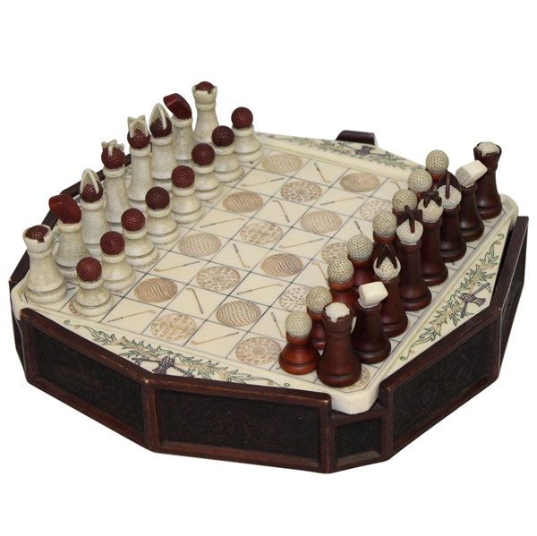 History Craft Golf Themed Chess Set - Self Contained