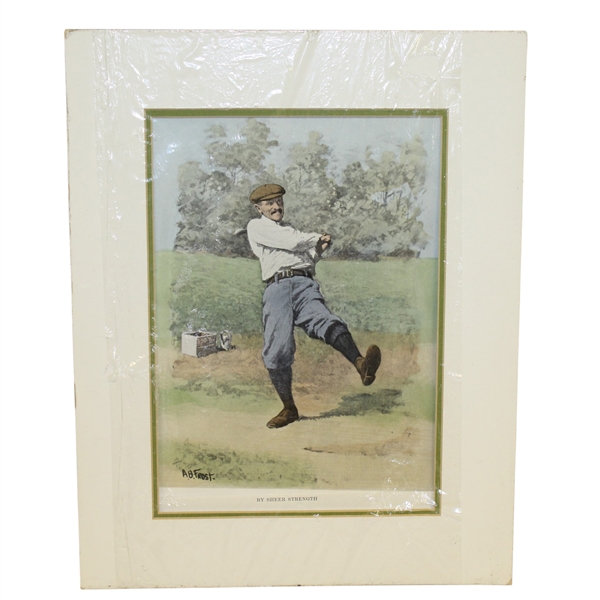 A.B. Frost 'Sheer Strength' Golf Print
