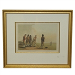 Circa 1885 Knurr & Spell Engraving by E. Kaufman from Original Circa 1814 By George Walker Del - Framed