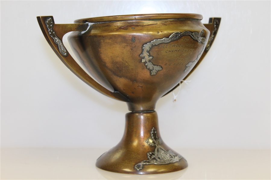 1911 Westwood Golf Championship Trophy Won by R. G. Hogen