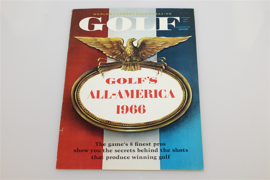 1966 Golf Magazine All America Press Kit with Magazine & Papers - Roth Collection