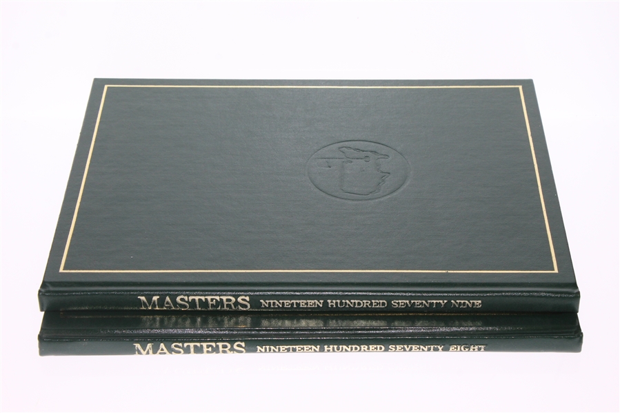 1978 & 1979 Masters Tournament Annuals